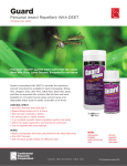 Personal Insect Repellent With DEET