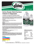 Grime Buster Multi-Surface Cleaner & Degreaser