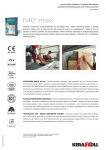 h40&reg; maxi - Kerakoll