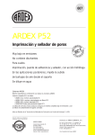 Imprimación y sellador de poros ARDEX P52
