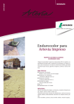 endurecedor artevia impreso