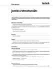 juntas estructurales ES