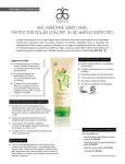 abc arbonne baby care® protector solar con spf 30 de amplio espectro