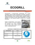 FICHA TECNICA ECOGRILL en PDF