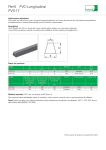 PVS-17 Perfil PVC-Longitudinal