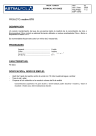 PRODUCTO: reactivo OTO DESCRIPICI&Oacute;N