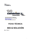 Ficha t&eacute;cnica Bio-Q Soluci&oacute;n