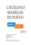Catalogo Masillas Polvo-Para Rafa - Mas