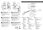 Instruction / Instructions / Instrucciones / Anleitung