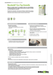 Rasobuild&reg; eco Top Granello