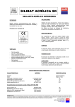 SELLANTE ACRILICO INTERIORES