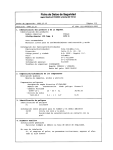 Ficha de Datos de Seguridad