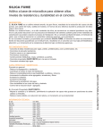 SILICA FUME - Tecnoconcret
