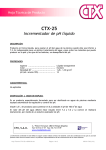Hoja T&eacute;cnica CTX-25 e-0606-00