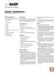 SUPER THOROSEAL&trade; - Venta y Aplicaci&oacute;n de Materiales BASF