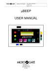 μBEEP USER MANUAL