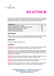 B33 ACTIVALIB - Iniciativas Cosméticas