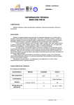 INFORMACI&Oacute;N T&Eacute;CNICA BRIK-CEN PM-50