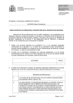 Nº Registro / Autorización - Ministerio de Sanidad, Servicios