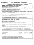 HOJA DE DATOS DE SEGURIDAD