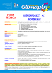 HIDROFUGANTE al Disolvente