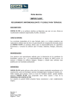 Ficha t&eacute;cnica. &ldquo;IMPER FLOW&rdquo;.