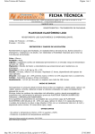FICHA TECNICA DE PLASTIDUR ELASTOMERO LISO BLANCO