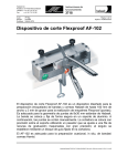 Dispositivo de corte Flexproof AF-102