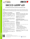 DECCO LUSTR&reg; 631