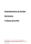 Desbridamiento de Heridas Quirurgicas Y Ulceras de la