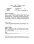 Ficha T&eacute;cnica Esentiel