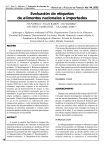 Evaluación de etiquetas de alimentos nacionales