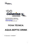Ficha técnica Aqua-septic Drink