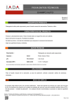 FICHA DATOS T&Eacute;CNICOS CHAMP&Uacute; AUTO