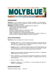 MOLYBLUE, es una formulación especial de Molibdeno complejado
