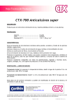 CTX-700 Anticalcáreo super
