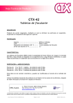 Hoja T&eacute;cnica CTX-42 e-0606-00