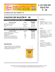 CAUCHO DE SILIC&Oacute;N P