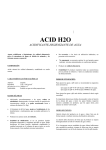 acid h2o acidificante-higienizante de agua