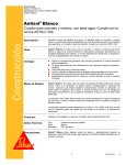 Antisol Blanco
