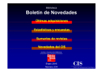 Diapositiva 1 - Centro de Investigaciones Sociológicas