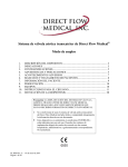 Sistema de válvula aórtica transcatéter de Direct Flow Medical Modo