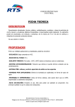 FICHA TECNICA CORCHO PROYECTADO INDUSTRIAL