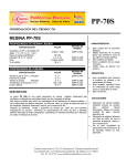resina pp-70s - Poliformas Plásticas