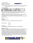 Ficha Técnica: Gramablock Denominación o Nombre