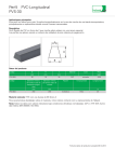 PVS-30 Perfil PVC-Longitudinal