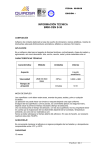INFORMACIN TCNICA