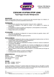 COOLING SYSTEM STOP LEAK FICHA T&Eacute;CNICA