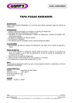 TAPA FUGAS RADIADOR
