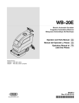 WB-20E Parts Manual 9003912 rev02